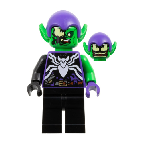 LEGO Marvel Super Heroes Green Goblin Venomised Minifigure from 76279 - Image 1