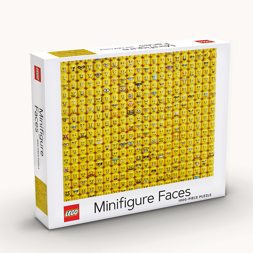 LEGO Minifigure Faces 1000-Piece LEGO Jigsaw Puzzle - Image 1