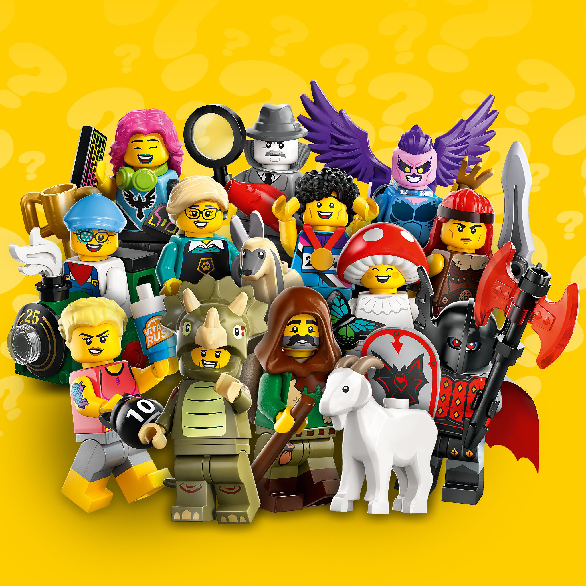 LEGO Minifigures Series 25 71045 - Complete Collection of 12 Different LEGO Minifigures Guaranteed – Supplied in Grip Seal Bags Without Boxes - Image 1