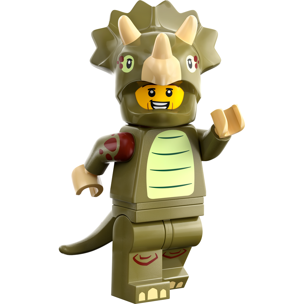 LEGO Minifigures Series 25 Triceratops Costume Fan 71045 - Supplied in Grip Seal Bag Without Box - Image 1