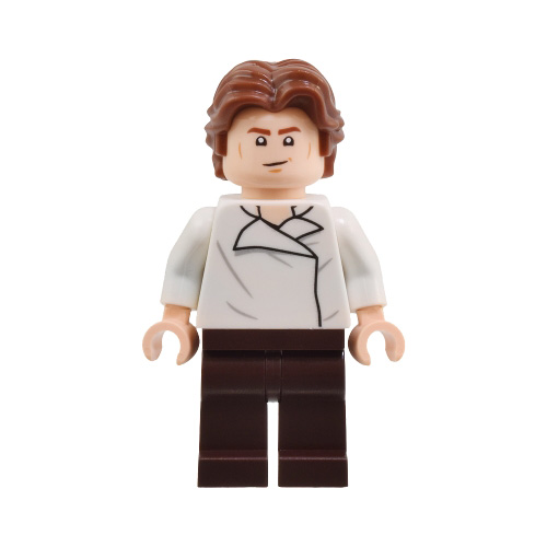 LEGO Star Wars Han Solo in White Shirt Minifigure from 75396 - Image 1