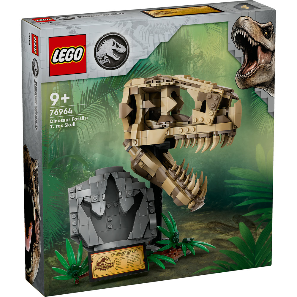 LEGO Jurassic World Dinosaur Fossils: T. rex Skull Set 76964 (577 Pieces) - Image 8