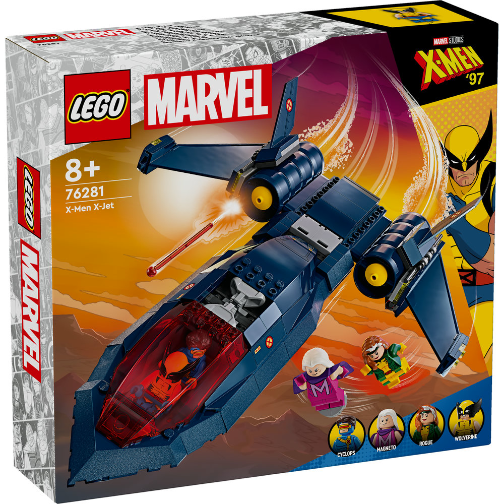 LEGO Marvel Super Heroes X-Men X-Jet Buildable Toy 76281 - Image 8