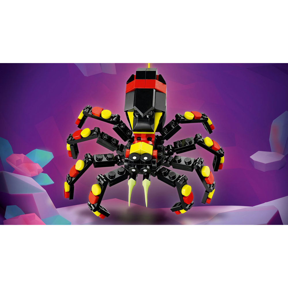 LEGO Creator 3in1 Wild Animals: Surprising Spider Toy Playset 31159 - Image 3