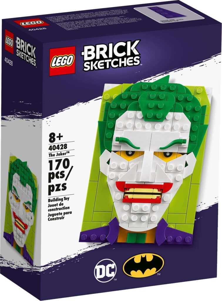 LEGO Brick Sketches Super Heroes The Joker Set 40428