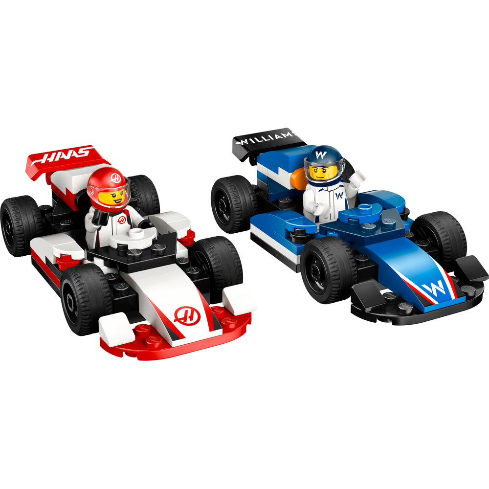 LEGO City F1 Williams Racing & Haas F1 Race Cars Vehicle Toy Set 60464 - Image 2