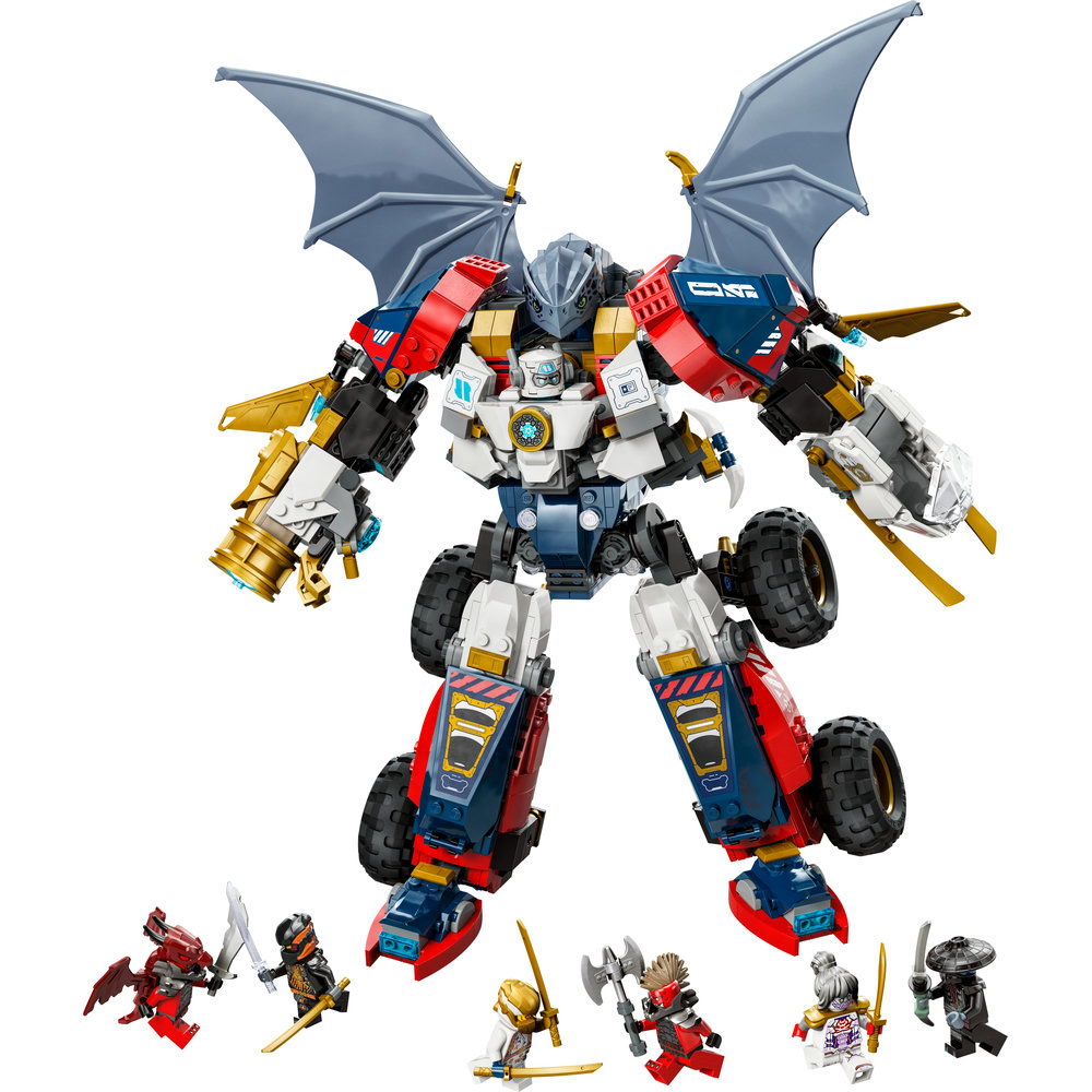 LEGO NINJAGO Zane’s Ultra Combiner Mech Toy 4-in-1 Building Set 71834 - Image 2