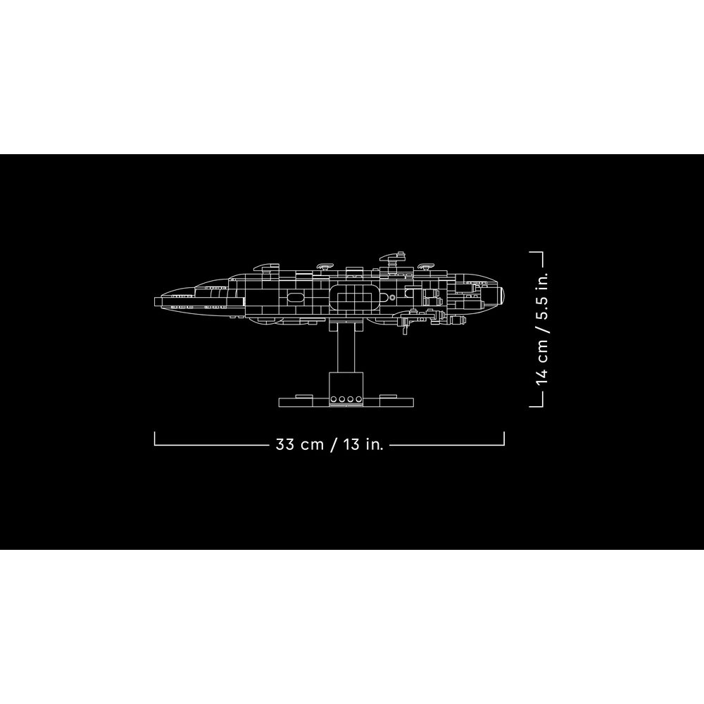 LEGO Star Wars Home One Starcruiser, Buildable Starship Model Kit 75405 - Image 4