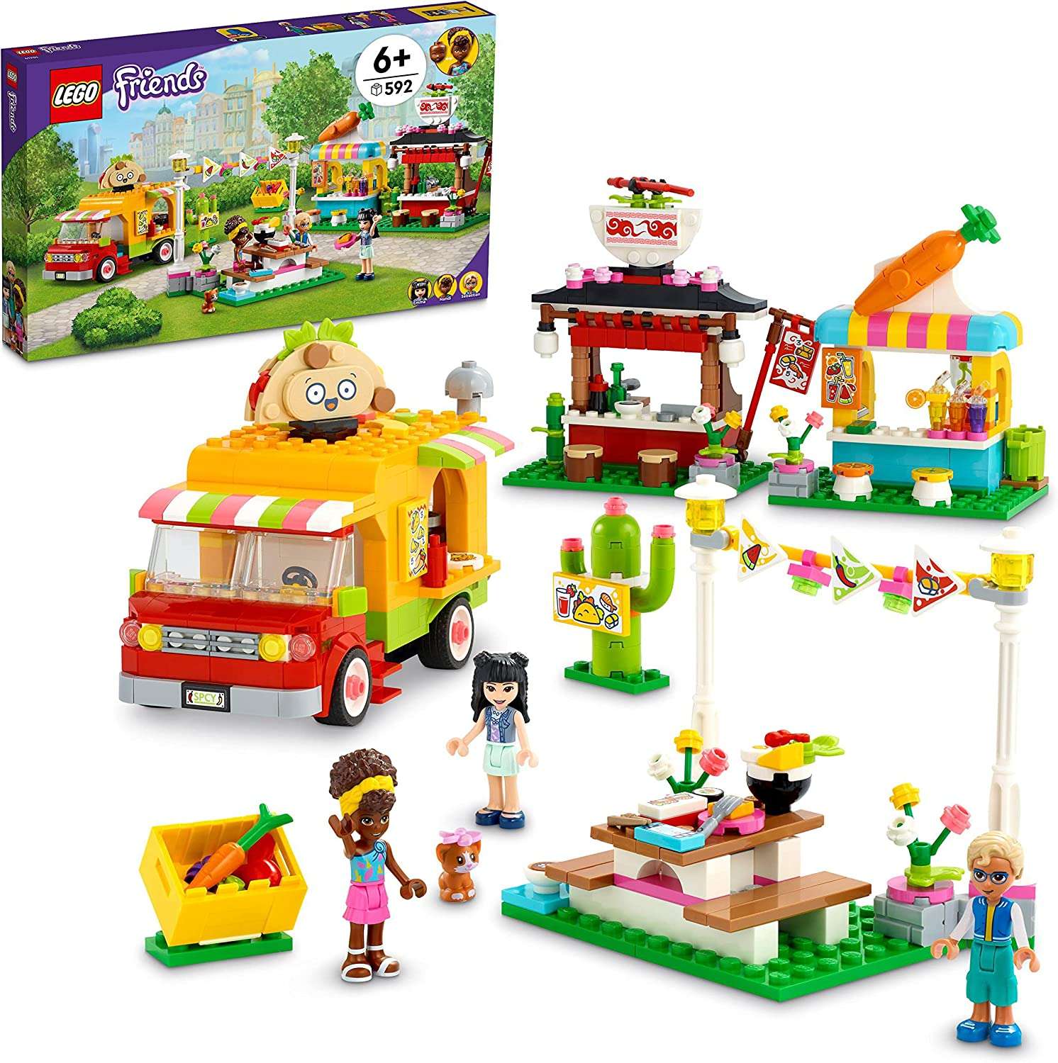 LEGO Friends Street Food Market Set 41701