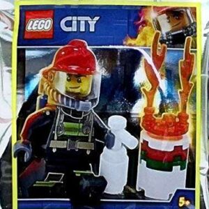 LEGO City Fireman #2 Minifigure Foil Pack 951902 - Image 1