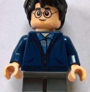 LEGO Harry Potter Dark Blue Zip Up Minifigure from 75950 - Image 1