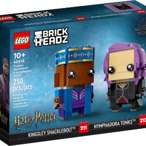 LEGO Brickheadz Harry Potter Kingsley Shacklebolt and Nymphadora Tonks Set 40618 - Image 1