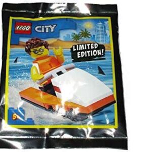 LEGO City Guy on Water Scooter Foil Pack Set 952008 - Image 1