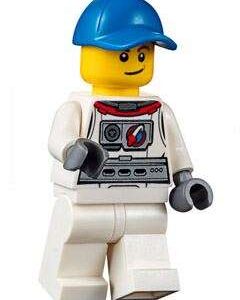 LEGO City Astronaut with Cap Minifigure from 60077 - Image 1