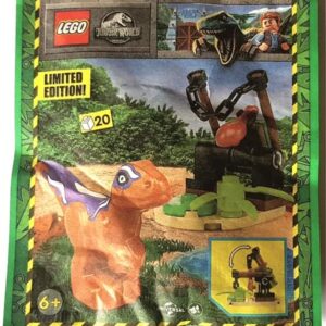 LEGO Jurassic World Raptor and Trap Paper Foil Pack Set 122326 (Bagged) - Image 1