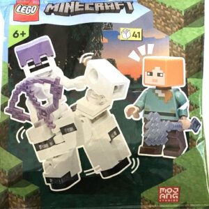 LEGO Minecraft Alex with Skeleton and Horse Foil Pack Set 662206 - Image 1