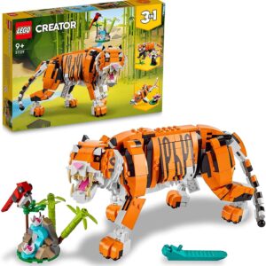 LEGO Creator 3 in 1 Majestic Tiger to Panda or Koi Fish Set 31129 - Image 1