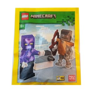 LEGO Minecraft Stray Crystal Knight and Shooter Minifigure Foil Paper Bag Set 662401 - Image 1