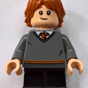 LEGO Harry Potter Ron Weasley Gryffindor Minifigure from 75954 - Image 1