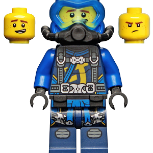 LEGO Ninjago Seabound Jay Minifigure from 71756 - Image 1