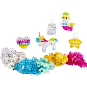 LEGO Classic Magical Transparent Box, Colourful Building Bricks Toy 11040 - Image 2