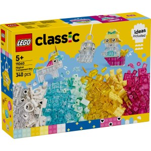 LEGO Classic Magical Transparent Box, Colourful Building Bricks Toy 11040 - Image 8