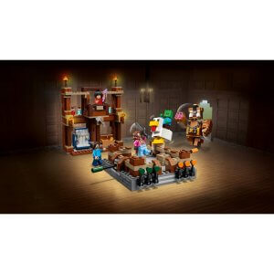 LEGO Minecraft Woodland Mansion Fighting Ring Gamer Toy with Mob Figures 21272 - Image 3