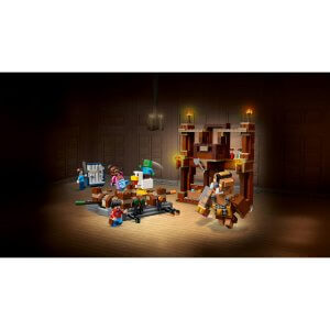 LEGO Minecraft Woodland Mansion Fighting Ring Gamer Toy with Mob Figures 21272 - Image 4