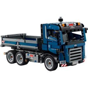 LEGO Technic Tipping Dump Truck Toy, Blue Construction Vehicle Set 42203 - Image 2