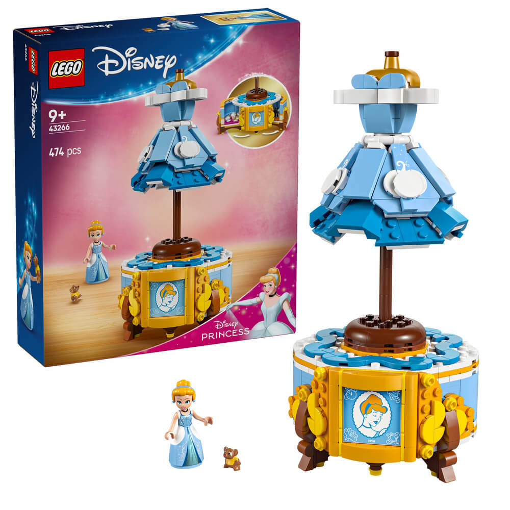 LEGO Disney Princess Cinderella’s Dress Building Kit with Character 43266